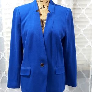 Bright blue Talbots blazer